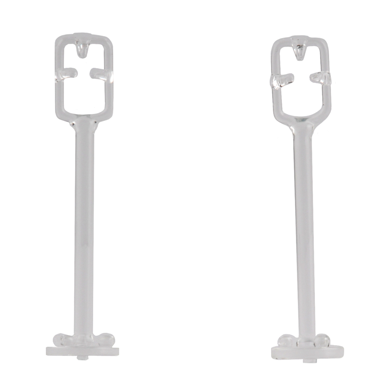 Silver Strip Glass Cradle (pack of 3) card image