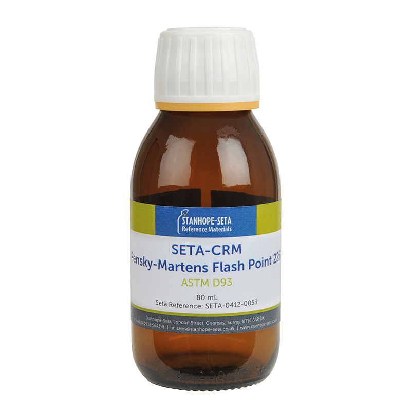 SETA-0412-0053 SETA CRM Pensky-Martens Flash Point Certified Reference Material